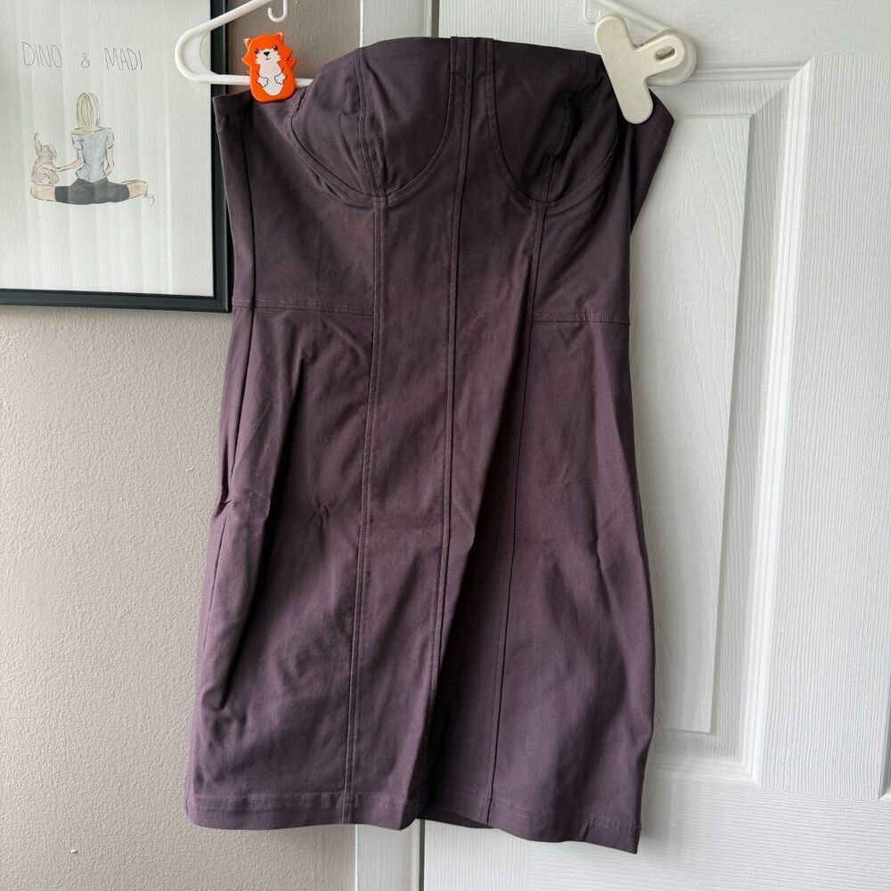 Collusion Purple Denim Dress